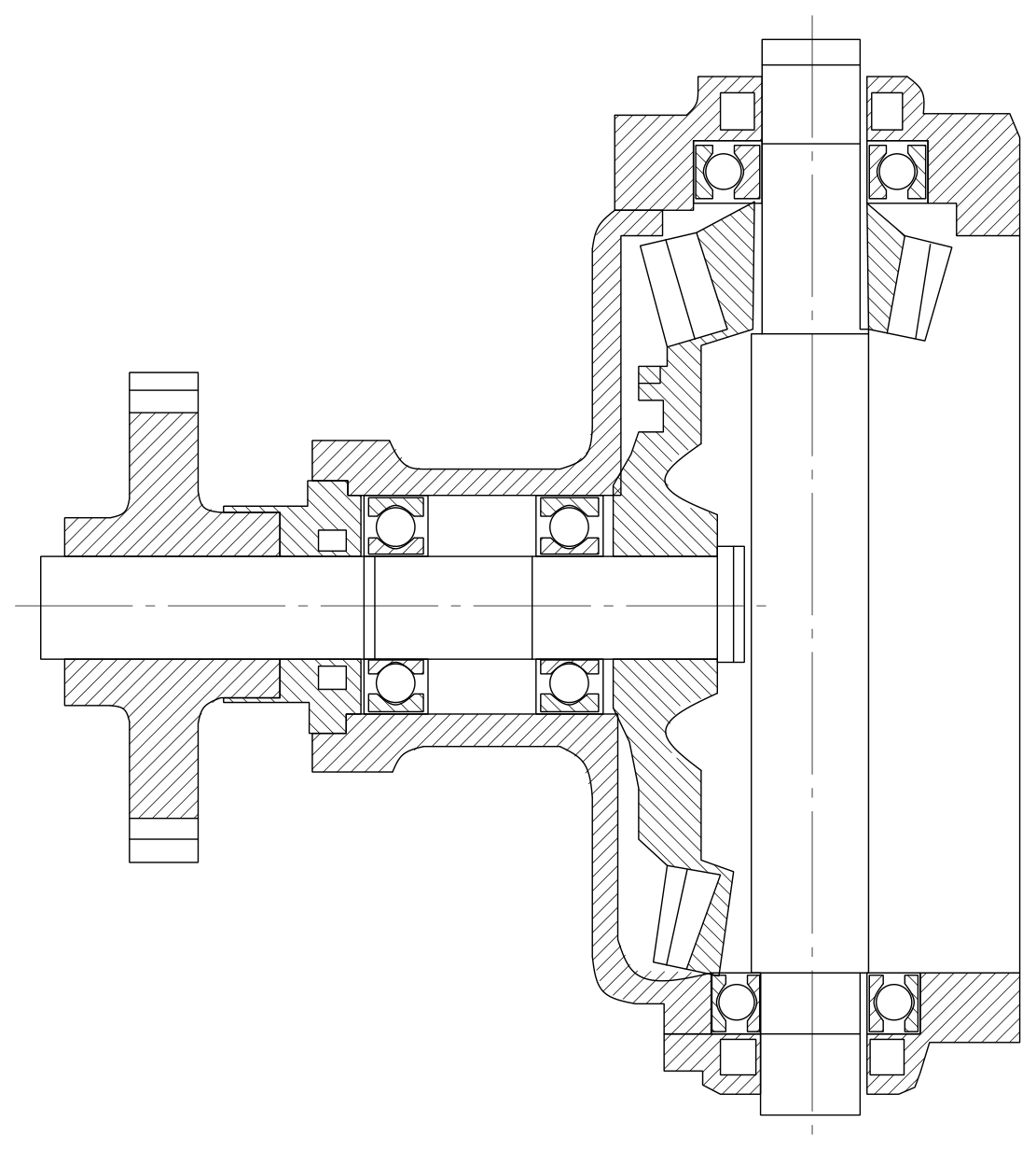 Native QCAD reconstruction of drawing 03